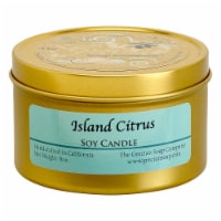 Greciansoap CAN-13 8 oz Island Citrus Hand Poured Soy Candles