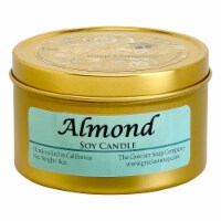 Greciansoap CAN-01 8 oz Almond Hand Poured Soy Candles