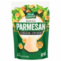Fresh Gourmet® Based Parmesan Cheese Salad Crisps Perspective: Main