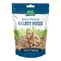 Fresh Gourmet® Glazed Walnut Pieces Salad Topping Perspective: Main