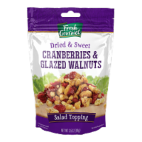 Fresh Gourmet® Cranberries & Glazed Walnuts Salad Topping