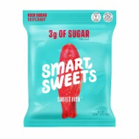 Smart Sweets Sweet Fish, Low Sugar Gummy Christmas Candy, Plant-Based, 1.8oz. (Pack of 12)