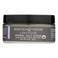 Soothing Touch Scrub - Organic - Salt - Herbal - Lavender - 10 oz.