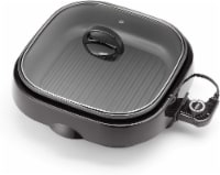 Aroma Housewares ASP-218B Grillet 4Qt. 3-in-1 Cool-Touch Electric Indoor Grill Portable, Dis