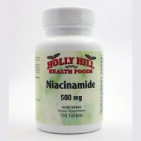 Holly Hill Health Foods, Niacinamide, 100 Tablets