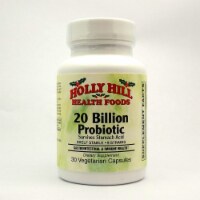 Holly Hill Health Foods 20 Billion CFU Probiotic, 30 Vegetarian Capsules