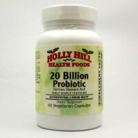 Holly Hill Health Foods 20 Billion CFU Probiotic, 60 Vegetarian Capsules