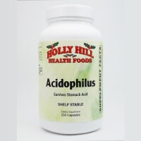 Holly Hill Health Foods, Acidophilus, Shelf Stable, 250 Capsules