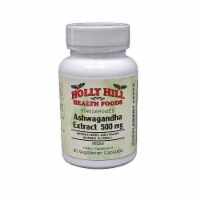 Holly Hill Health Foods Ashwagandha Extract 500mg, 60 Vegetarian Capsules