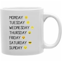 Imaginarium Goods CMG11-IGC-WEEKEMOJI Weekemoji - Monday, Tuesday, Wednesday, Thursday, Frida