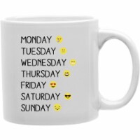 Imaginarium Goods CMG11-IGC-WEEKEMOJI Weekemoji - Monday, Tuesday, Wednesday, Thursday, Frida