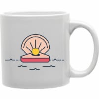 Imaginarium Goods CMG11-IGC-CLAM2 Pink Clam with Yellow Pearl Mug