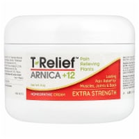 MediNatura T-Relief Extra Strength Pain Relief Homeopathic Cream Arnica +12 Fast-Acting,8Oz