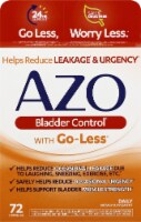 Azo Bladder Control with Go-Less Dietary Supplements Capsules