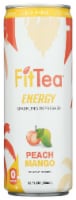 FitTea™ Zero Sugar Peach Mango Energy Drink Can Perspective: Main