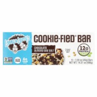 1.59oz-9ct CHOCOLATE ALMOND SEA SALT COMPLETE COOKIEFIED BAR Perspective: Main