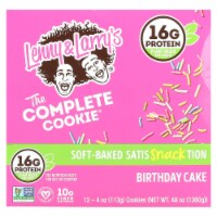 Lenny & Larry's The Complete Cookie Birthday Cake Plant-Based Protein Cookies
