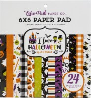 Echo Park Double-Sided Paper Pad 6 X6  24/Pkg-I Love Halloween, 12 Designs/2 Each