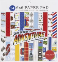 Carta Bella Double-Sided Paper Pad 6 X6  24/Pkg-Our Travel Adventure