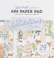 Echo Park Double-Sided Paper Pad 6 X6  24/Pkg-Salutations No. 1