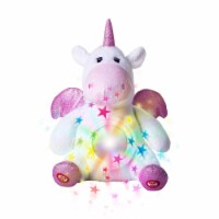 Dazmers Unicorn Star Projector Night Light & Musical Soother Plush Toy