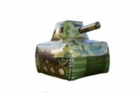Dazmers Inflatable Army Tank: Military Battle Tank for Kids Parties
