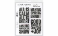 StampersA Cling Stamps THoltz 7 X8.5 -Bld Tdigs #4