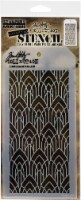 Tim Holtz Layered Stencil 4.125 X8.5 -Deco Arch -Layered