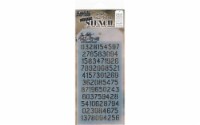 Tim Holtz Layered Stencil 4.125 X8.5 -Digits -Layered