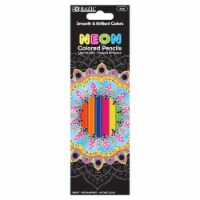 Bazic Products 725 8 Fluorescent Color Pencil, Case of 24