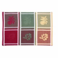 Mr. MJs Trading AG-02377S-4 19 in. Ribbed Placemats, Red Cherry - Set of 4