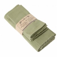 Mr. MJs Trading AG-05319 4 Placemats Plus 4 Napkins Set, Sage Green
