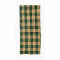 Mr. MJs Trading AG-30252S-4 Tea Towels, Green Check - Set of 4