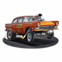 Past Time Signs LGB486 18 x 11 in. 1957 Ford Gasser Sign