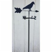 The Lazy Scroll crowin Crow Garden Mount Weathervane