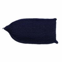 GFurn KBE-70x110-19-3832 Handmade Knitted Beanbag - Navy Blue