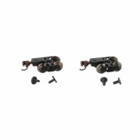 Bachmann BAC42536 Friction Bearing Freight Trucks with Metal Wheels