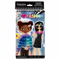 Fashion Design Compact Sketch Portfolio Perspective: Main