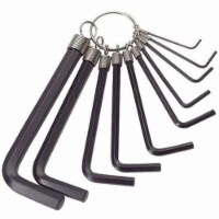 Wideskall 10 Pieces Metric Allen Wrench Hex Key Set