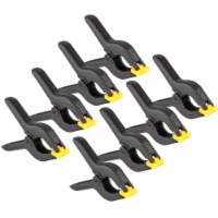 Wideskall 12 Pieces 6  inch Nylon Plastic Spring Clamps