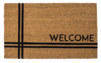 Entryways Crisscross Welcome Coir Doormat Perspective: Main