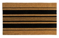 Entryways Stripes Doormat - Tan Black Perspective: Main