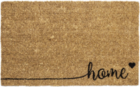 Entryways Sweet Home Script Coir Non-Slip Doormat - Natural Perspective: Main