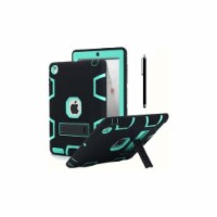 Aicase Ipad 2/3/4 Shockproof Military Heavy Duty Rubber With Hard Stand Case Black/Green