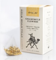 Silk Road Teas: Organic Chamomile Flowers, Certified NOP,  Teabox of 15 Sachets (2g each)