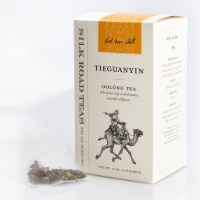 Silk Road Teas: Tieguanyin Oolong Chinese Tea from China, Low Oxidized 15 Sachets (2g ea)