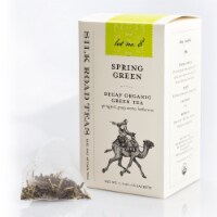 Silk Road Teas: Organic Decaf Spring Green Chinese Tea from China. 15 Sachets (2g each)