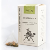 Silk Road Teas: Organic Genmaicha Japanese Green Tea: Teabox of 15 Sachets (2g each)