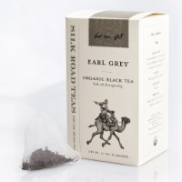Silk Road Teas: Organic Earl Grey Black Tea, Certified NOP, Teabox of 15 Sachets (2g each)