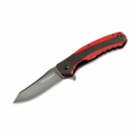 Magnum 01SC166 G-10 RB Tree Flipper Knife, Red & Black